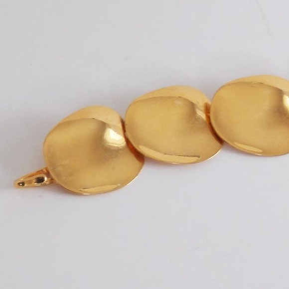 Stunning gold tone choker made with multiple disc - Picture 3 of 5